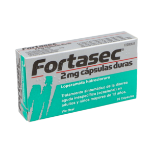 Fortasec 2 mg 20 cápsulas
