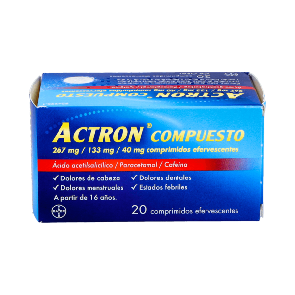 Actron compuesto 20 comprimidos