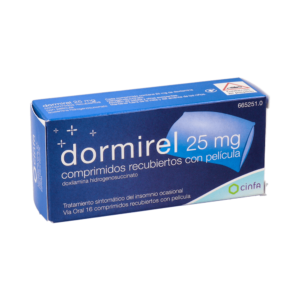 Dormirel 25 mg 16 comprimidos recubiertos con película