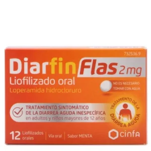 Diarfin Flas 2 mg 12 liofilzados orales
